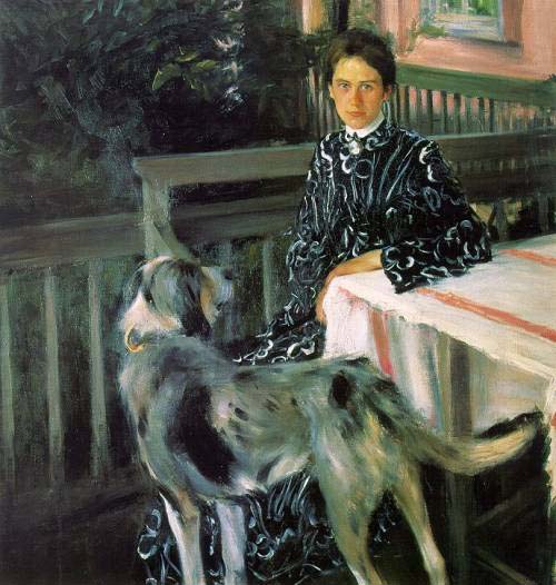 Portrait of Julia Kustodieva